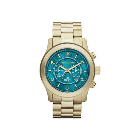 Michael Kors Hunger Stop 100 Turquoise Watch MK8315 